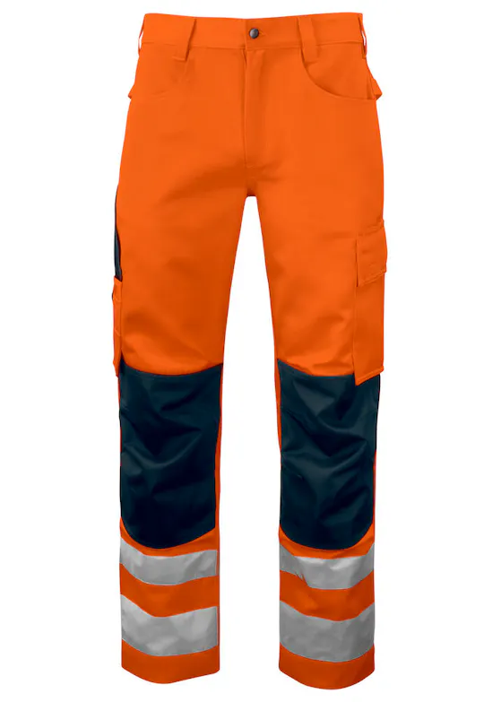 Projob Warnschutzhose mit Knietaschen, EN ISO 20471, Klasse 2, 6532
