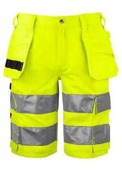 Projob short de signalisation avec poches en jean EN ISO 20471 Classe 2 6535