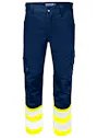 Projob 6537 Warnschutz-Stretchhose mit Knietaschen, ISO 20471 Klasse 1 Vorschaubild