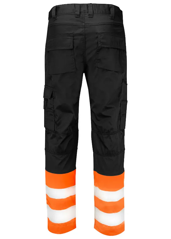 Projob 6537 Warnschutz-Stretchhose mit Knietaschen, ISO 20471 Klasse 1