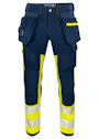 Projob 6540 Signalisatiestretchbroek met Kniezakken en Spijkerzakken EN ISO 20471 Klasse 1 miniatuur