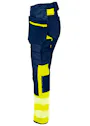 Projob 6543 Damen-Warnschutz-Stretchhose EN ISO 20471, Klasse 1 Vorschaubild