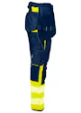 Projob 6543 Damen-Warnschutz-Stretchhose EN ISO 20471, Klasse 1 Vorschaubild