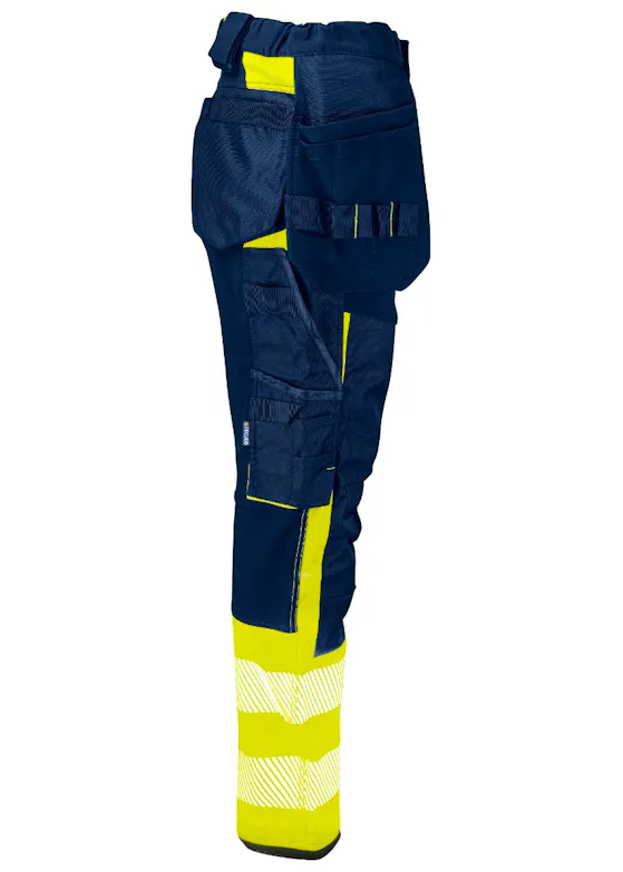 Projob 6543 Damen-Warnschutz-Stretchhose EN ISO 20471, Klasse 1
