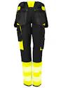 Projob 6543 Damen-Warnschutz-Stretchhose EN ISO 20471, Klasse 1 Vorschaubild