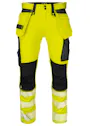 Projob 6571 Signalisatiestretchbroek met Kniezakken en Spijkerzakken EN ISO 20471 Klasse 2 miniatuur