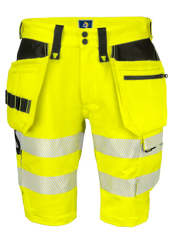 Projob 6575 Signalisatie Stretchshort met Spijkerzakken EN ISO 20471 Klasse 2/1