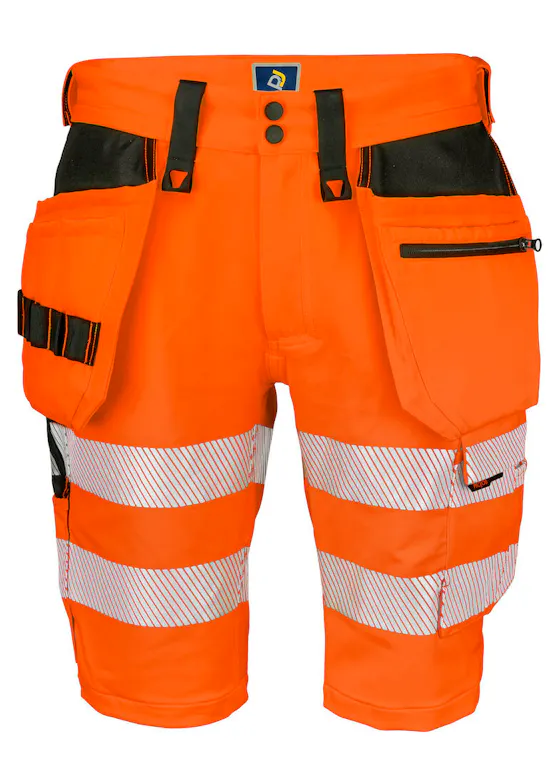 Projob 6575 Signalisatie Stretchshort met Spijkerzakken EN ISO 20471 Klasse 2/1
