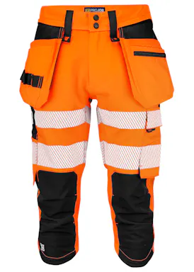 Projob 6577 Warnschutz-Piratenhose, EN ISO 20471, Klasse 2/1