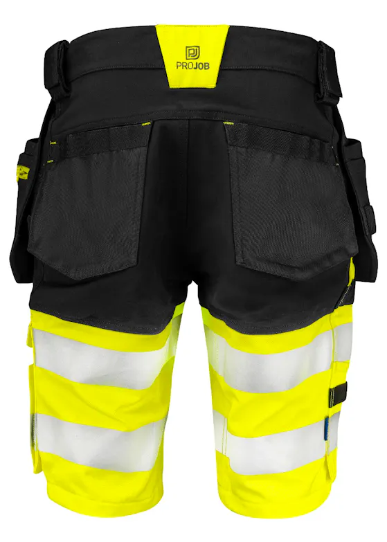 Projob 6580 Warn-Stretch-Shorts nach EN ISO 20471 Klasse 1