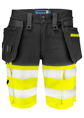Projob 6580 Warn-Stretch-Shorts nach EN ISO 20471 Klasse 1