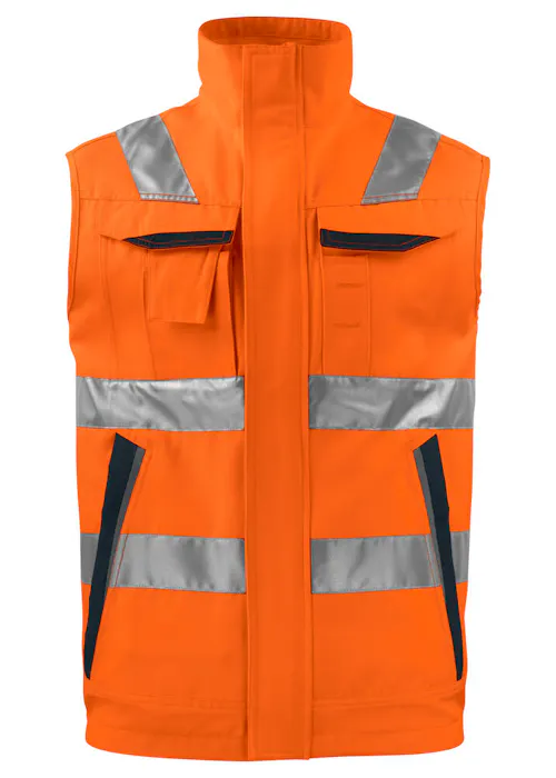 Projob 6711 Signalisatiezomervest EN ISO 20471 Klasse 2 D-ring Regular Fit