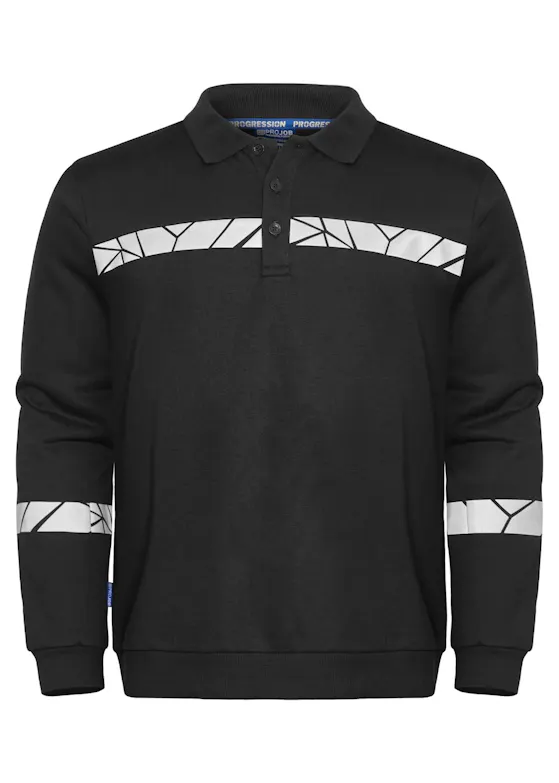 Projob 7100 Polosweater Hi-Vis