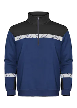 Projob 647102 sweat-shirt demi-zip coupe standard thumbnail (vignette)