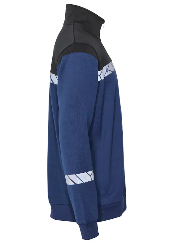 Projob 647102 Sweatshirt mit halbem Reißverschluss Regular Fit