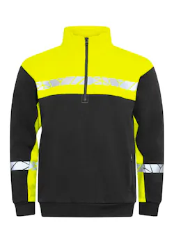 Projob 647102 sweat-shirt demi-zip coupe standard thumbnail (vignette)