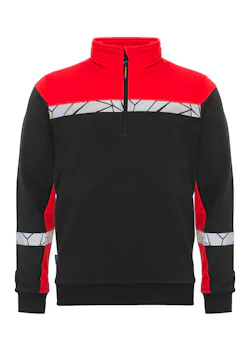 Projob 647102 sweat-shirt demi-zip coupe standard thumbnail (vignette)