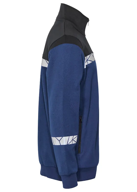 Projob 647103 Sweatshirt mit durchgehendem Reißverschluss Regular Fit