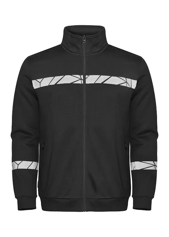 Projob 647103 Sweatshirt mit durchgehendem Reißverschluss Regular Fit