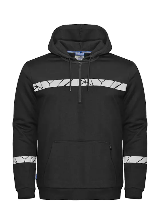 Projob 647104 Hoodie mit halbem Reißverschluss Regular Fit