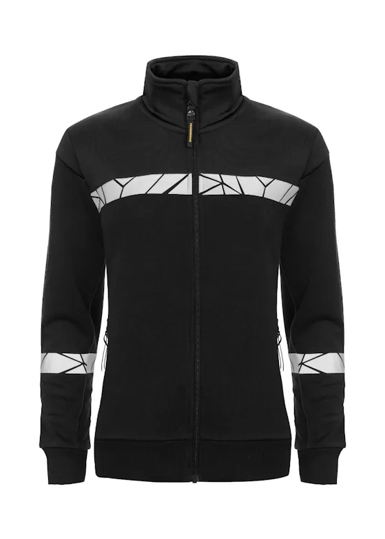 Projob 647105 Sweatshirt mit durchgehendem Reißverschluss Regular Damen