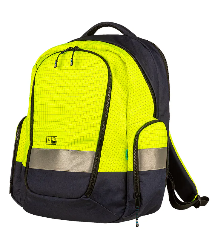 High Vis Gelb/Marineblau