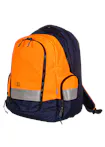 High Vis Oranje/Marineblauw