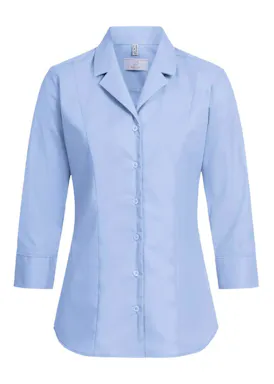 Greiff Damenbluse mit Reverskragen, Basic-Regular-Fit - 6506