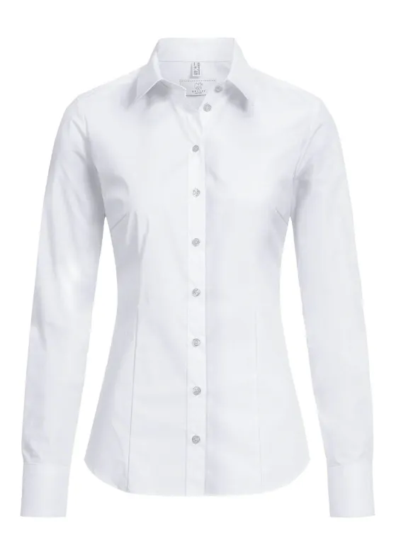 Greiff 6510 Bluse Slim-Fit, Damen, Essentials – Basic