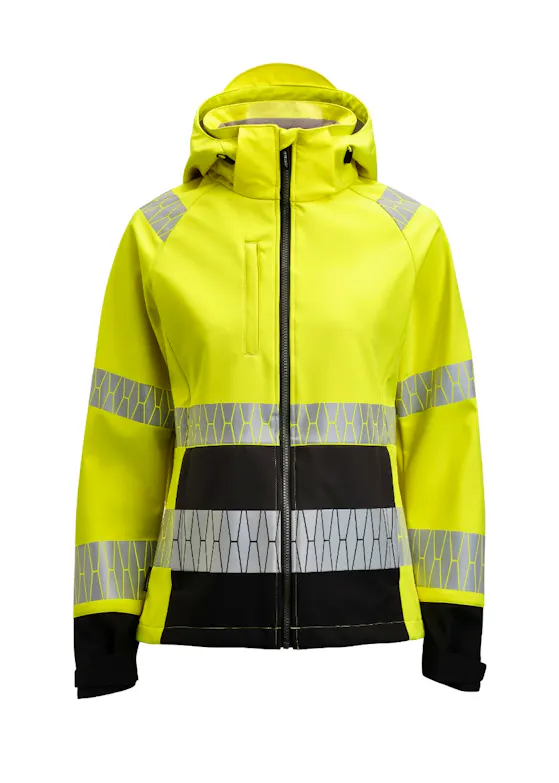 Jobman 1377 Women's Softshell Jacket Hi-Vis
