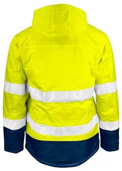 Jobman 1383 Veste doublée Hi-Vis avec doublure thumbnail (vignette)