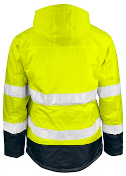 Jobman 1383 Veste doublée Hi-Vis avec doublure thumbnail (vignette)