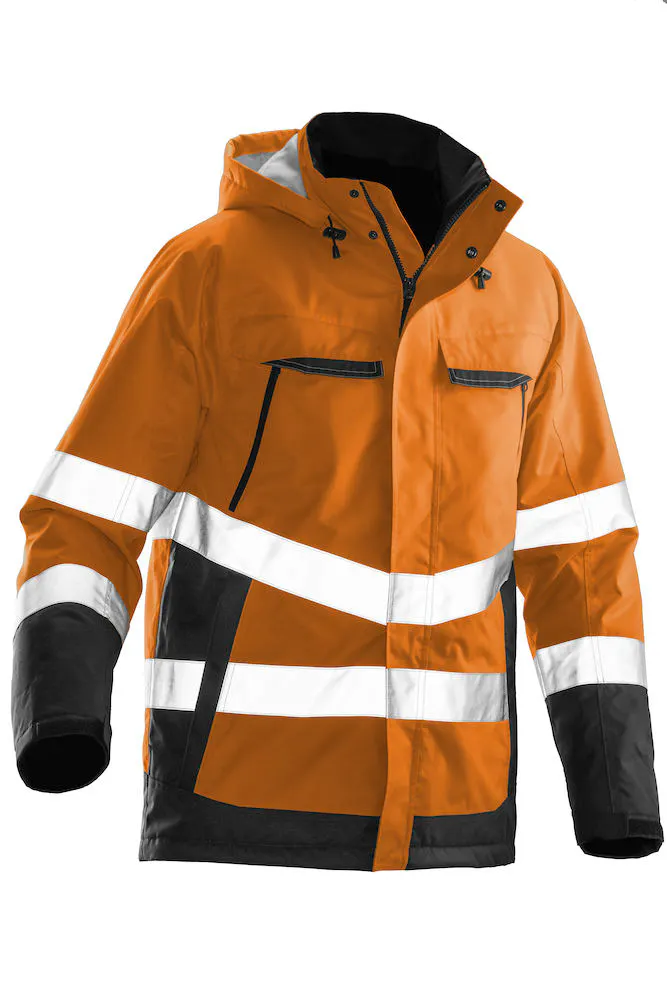 Orange/Schwarz