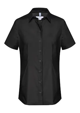 Greiff Damenbluse mit kurzen Ärmeln, Basic Regular-Fit - 6516