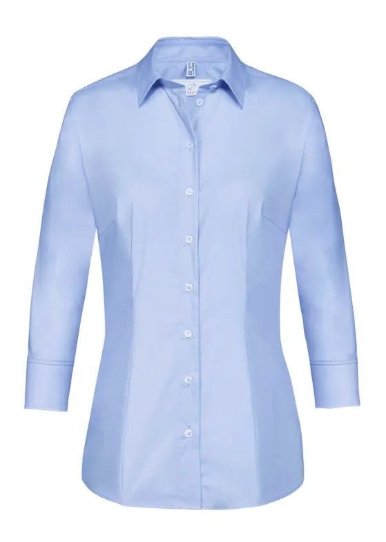 Greiff 6517 Blouse Driekwart Mouw Regular Fit Dames Essentials - Basic