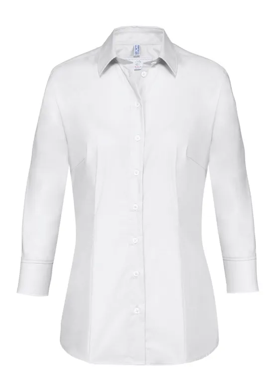 Greiff 6517 Blouse Driekwart Mouw Regular Fit Dames Essentials - Basic