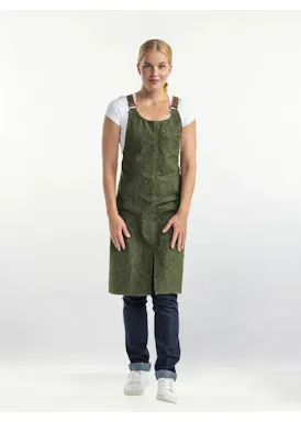 Chaud Devant: Forene Cross Green Denim