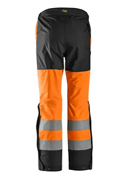 Snickers Workwear Pantalon shell imperméable haute visibilité Classe 2 thumbnail (vignette)