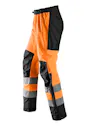 Snickers Workwear High-Vis Waterproof Shell Broek Klasse 2 miniatuur