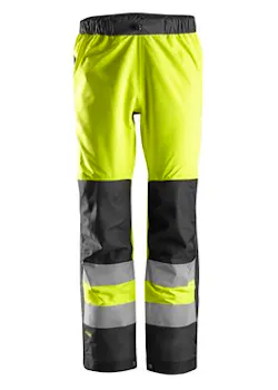 Snickers Workwear Pantalon shell imperméable haute visibilité Classe 2 thumbnail (vignette)