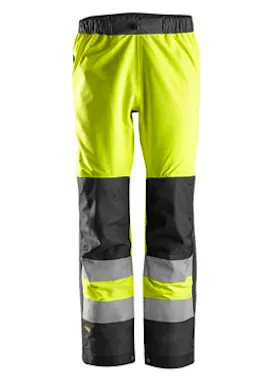 Snickers Workwear High-Vis Waterproof Shell Broek Klasse 2
