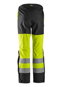 Snickers Workwear Pantalon shell imperméable haute visibilité Classe 2 thumbnail (vignette)