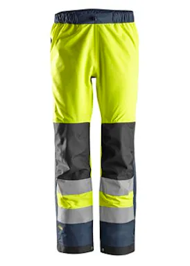 Snickers Workwear Warnschutz Waterproof-Shell-Hose Klasse 2