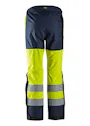 Snickers Workwear High-Vis Waterproof Shell Broek Klasse 2 miniatuur