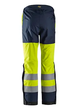 Snickers Workwear Pantalon shell imperméable haute visibilité Classe 2 thumbnail (vignette)