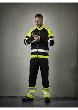 Jobman 5127 Hi-Vis Softshell Light Jacket miniatuur