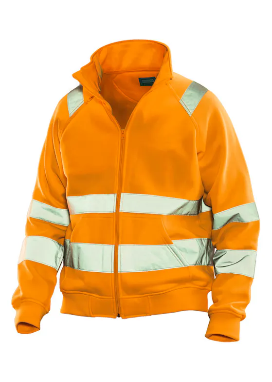 Jobman 5172 Hi Vis Sweatshirt Jacket