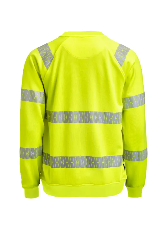 Jobman 5324 Sweatshirt Hi-Vis, reflektierend, Regular Fit