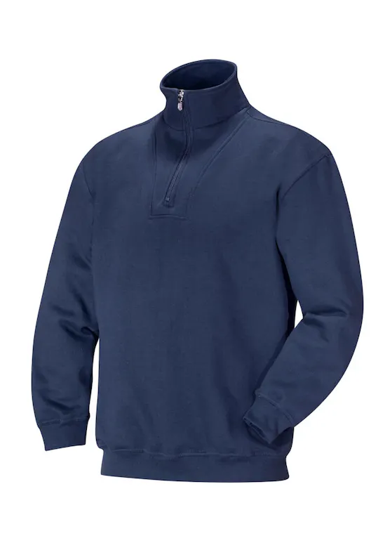 Jobman 65550010 Half-Zip Sweatshirt Regular Fit