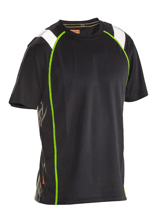 Jobman Vision 5620 T-Shirt Spun-Dye Reflecterend